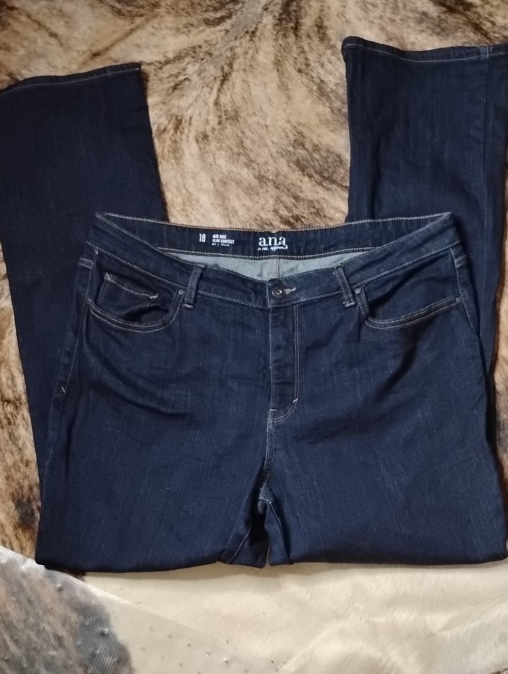 a.n.a Blue Jeans Mid Rise Slim Boot Cut